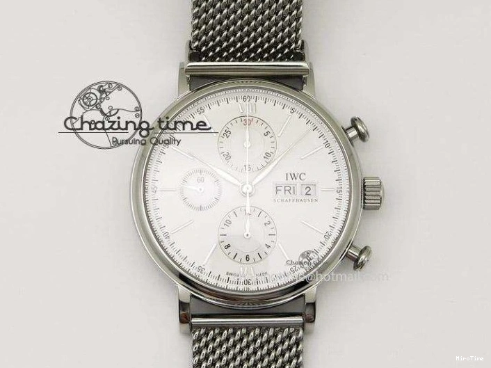 MIROTIME 0419 Portofino Automatic SS FKF 1:1 Best Edition Blue Dial on Blue Leather Strap A Cozy 7133